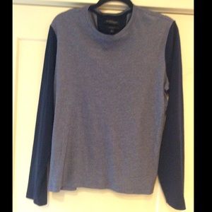 BANANA REPUBLIC 🍌 Blue-shaded Mens Large Long-sleeve Crewneck 🧵💙💁‍♂️